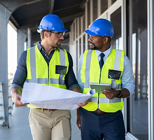 Engineers Reviewing Plans