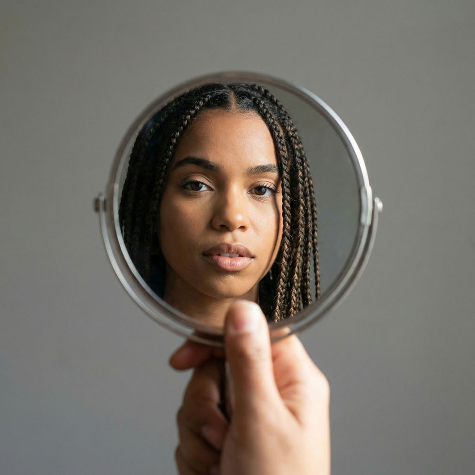Reflection In Mirror