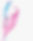Blue and pink paint colliding