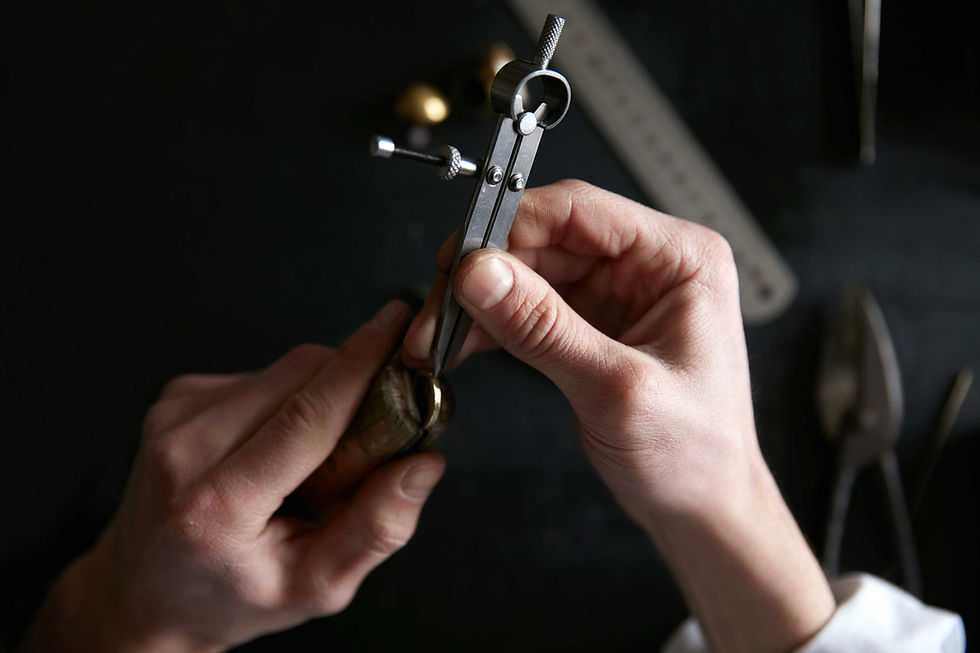 Anello in oro di misurazione