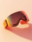 Orange Ski Goggles