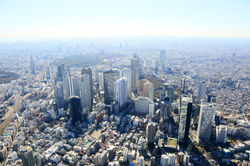 新宿 空撮