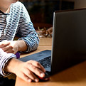 Using Laptop at Home