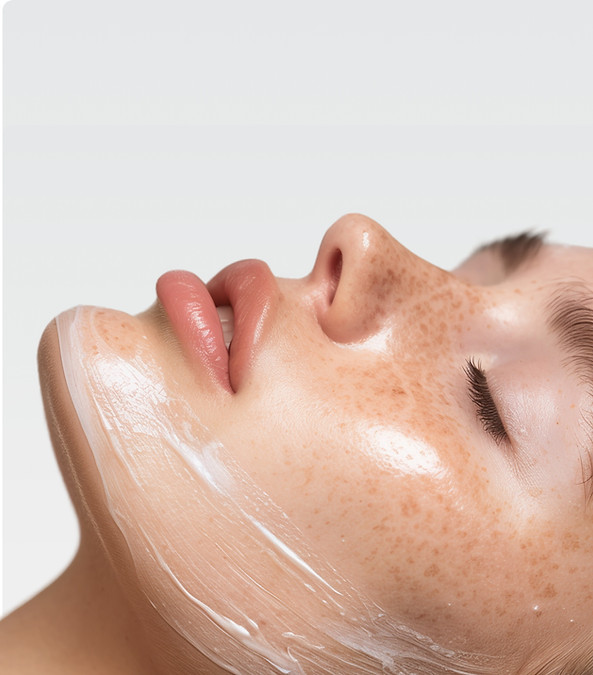 Facial Skincare Closeup