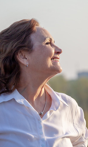 Glückliche Frau