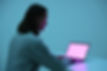 Typing on Laptop