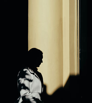 Silhouette Against Wall