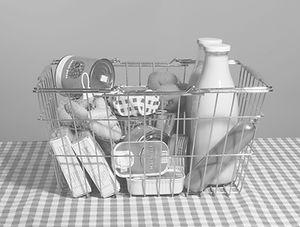 Lebensmittel im Korb