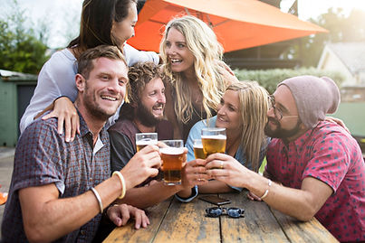 Friends Drinking Beer