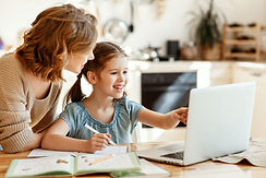 Mother And Daughter Learning