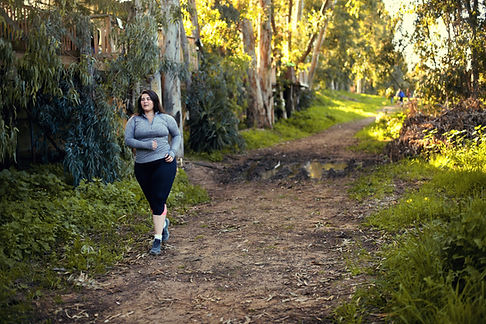 Woman Jogging Outdoors