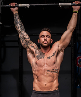 Strong Man with Tattoos