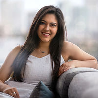 Woman Sitting at Home