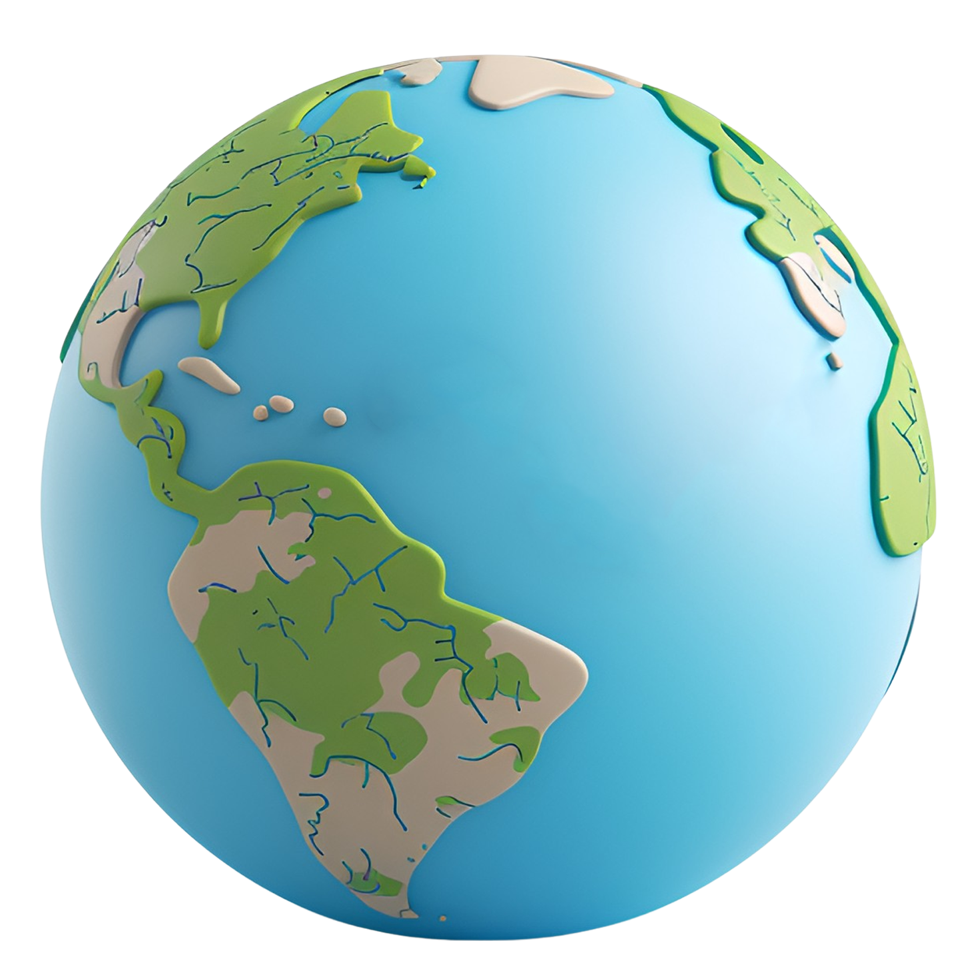 Colorful Earth Illustration