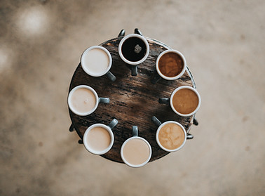 Cafés multicolores