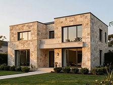 Modern Stone House