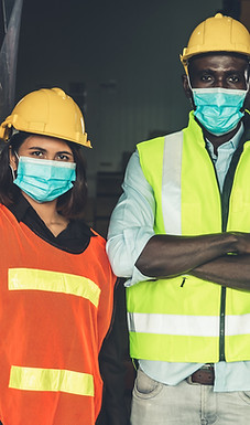 Workers with Masks