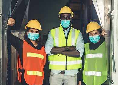 Workers with Masks