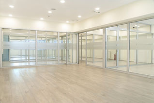 A newly done flooring in a commercial space