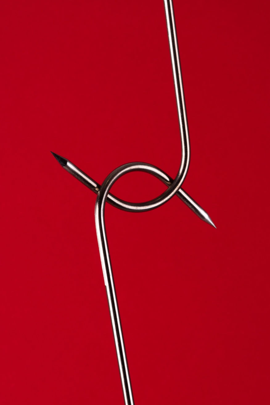 Interlocked Metal Hooks