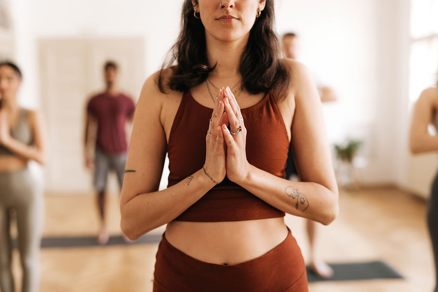 Yoga Class Scene