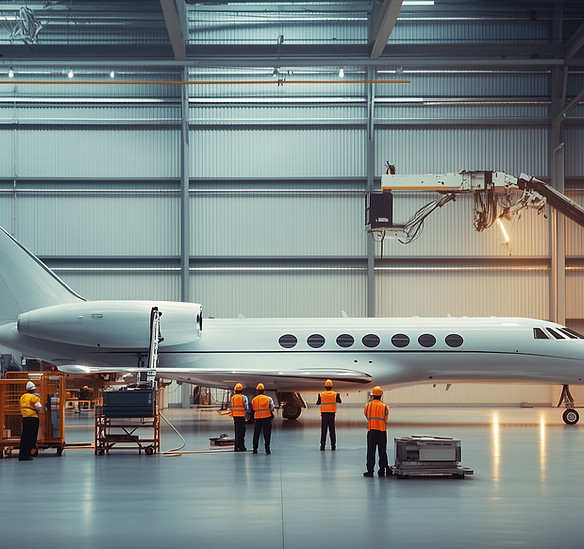 Aircraft In Hangar