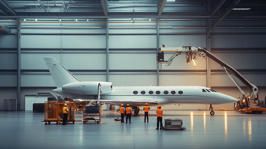 Aircraft In Hangar