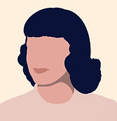 Minimalistisch vrouwelijk portret