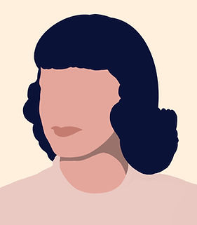 Retrato minimalista femenino