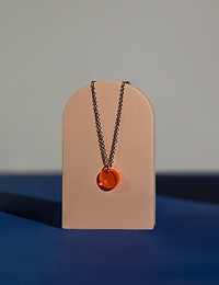 Orange Necklace Pendant