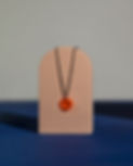 Orange Necklace Pendant