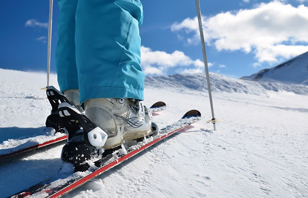 Ski Equipment Close-Up