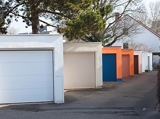 garages in a row