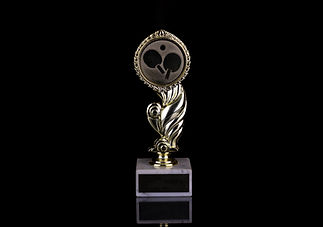 Gold Tennis Trophy