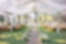 Outdoor wedding reception setup