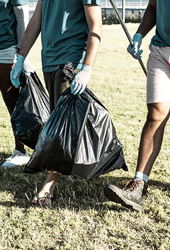 Volunteers Cleaning Nature