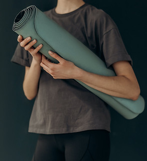 Holding Yoga Mat