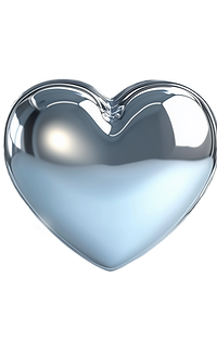 Silver Heart Icon