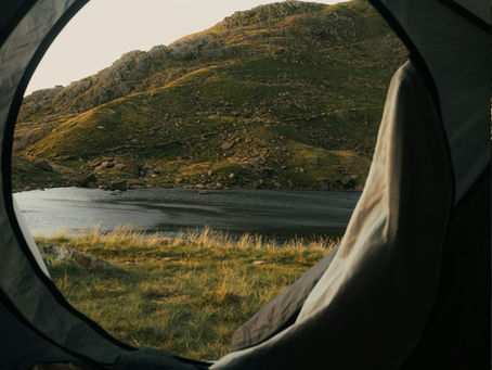 Camping At Six Mile Lake by Brian Burns