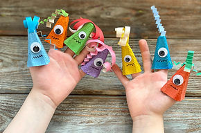 Colorful Finger Puppets
