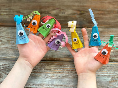 Colorful Finger Puppets