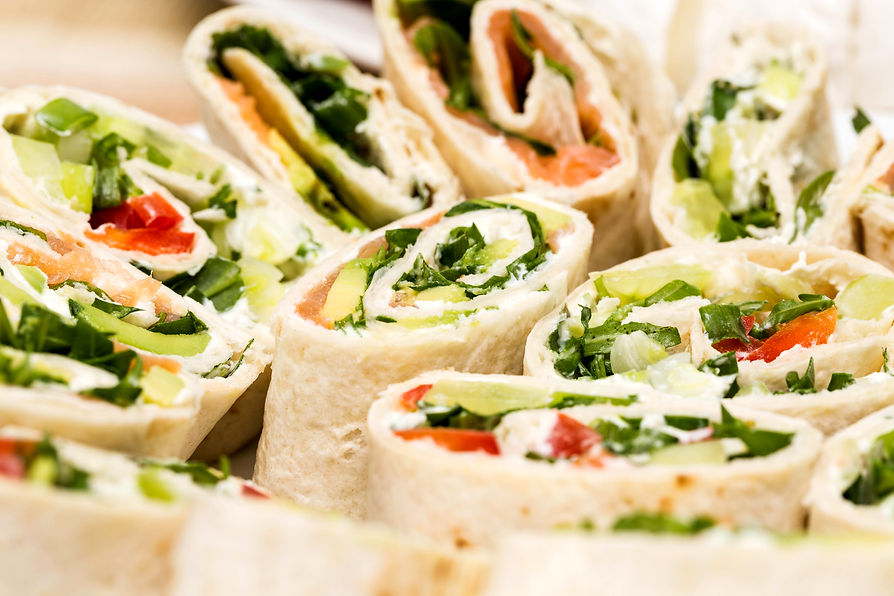 Close-up of tortilla pieces with a blurred background