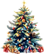 Árvore de natal decorada