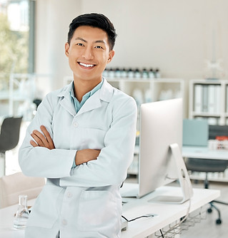 Smiling Lab Scientist