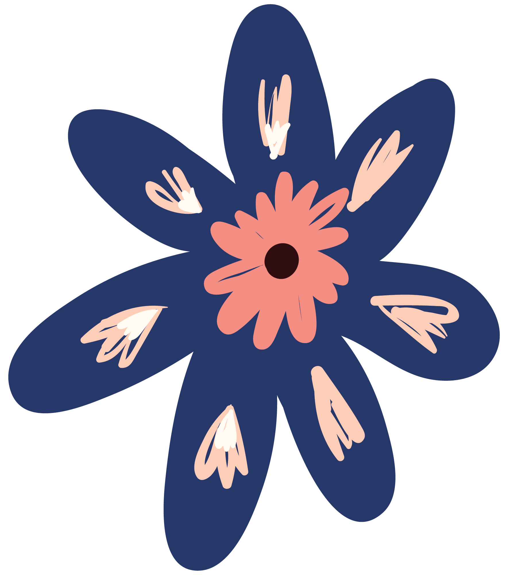 Abstract Floral Design