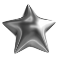 Silver Star Balloon