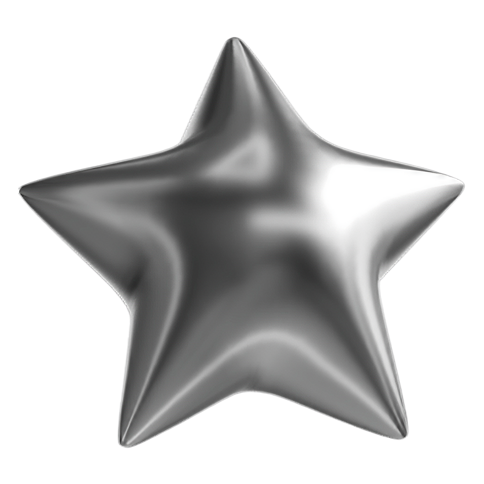 Ballon Silver Star