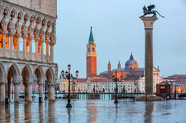 Venetian Plaza Scene
