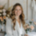 Smiling woman in office