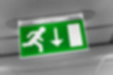 Emergency exit light sign